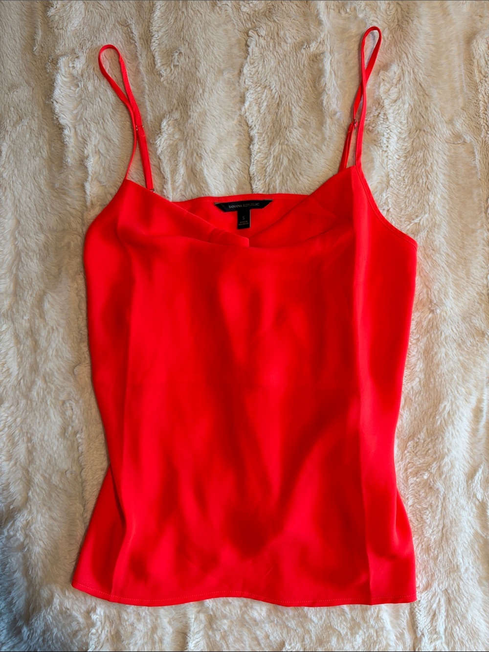 New Banana Republic Coral/Pink Spaghetti Strap Camisole- Sz S